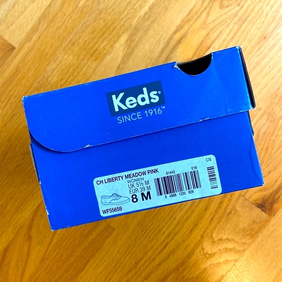 NWOT - Keds x Liberty London Sneakers - Meadow Pink - Size 8M - Picture 4 of 4
